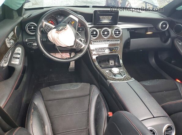 55SWF6EB3JU243356 2018 MERCEDES-BENZ C Black Вид панелі приладів