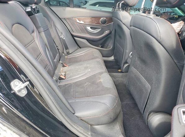 55SWF6EB3JU243356 2018 MERCEDES-BENZ C Black Вид задніх сидінь