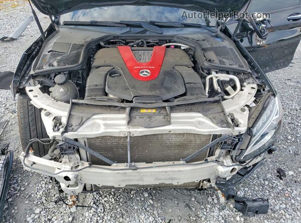 55SWF6EB3JU243356 2018 MERCEDES-BENZ C Black Вид задньої частини салону