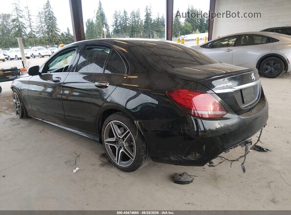 55SWF6EB3KU300270 2019 MERCEDES-BENZ AMG C 43 Black უკანა მარცხენა