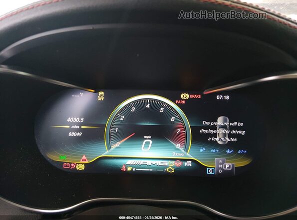 55SWF6EB3KU300270 2019 MERCEDES-BENZ AMG C 43 Black უკანა სავარძლების ხედი