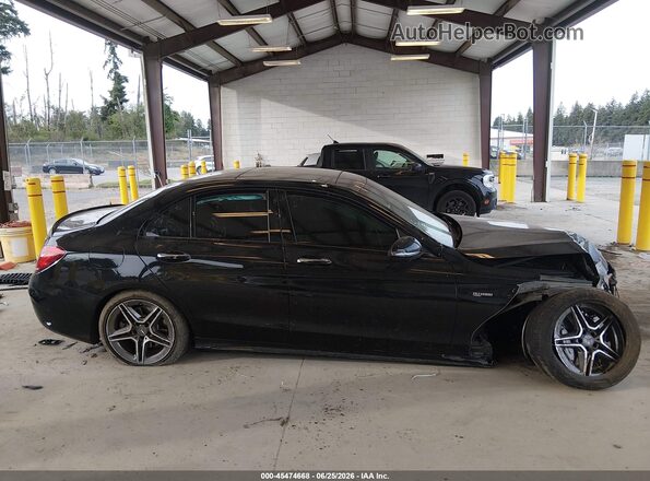 55SWF6EB3KU300270 2019 MERCEDES-BENZ AMG C 43 Black უკანა სალონის ხედი