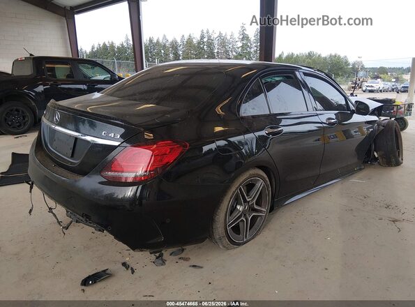 55SWF6EB3KU300270 2019 MERCEDES-BENZ AMG C 43 Black უკანა მარჯვენა