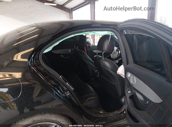 55SWF6EB3KU300270 2019 MERCEDES-BENZ AMG C 43 Black VIN კოდის სტიკერის ხედი