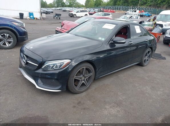 55SWF6EB4GU112994 2016 MERCEDES-BENZ C-CLASS Black წინა მარცხენა ხედი სამი მეოთხედიდან