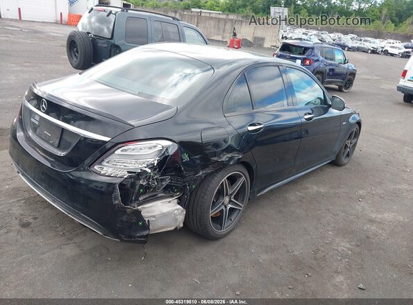 55SWF6EB4GU112994 2016 MERCEDES-BENZ C-CLASS Black უკანა მარჯვენა