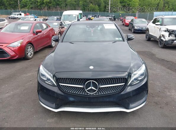55SWF6EB4GU112994 2016 MERCEDES-BENZ C-CLASS Black ხელსაწყოთა პანელის ხედი