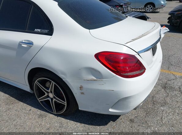 55SWF6EB4GU137748 2016 MERCEDES-BENZ C-CLASS Белый 