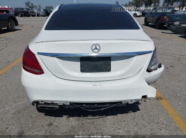 55SWF6EB4GU137748 2016 MERCEDES-BENZ C-CLASS Белый 