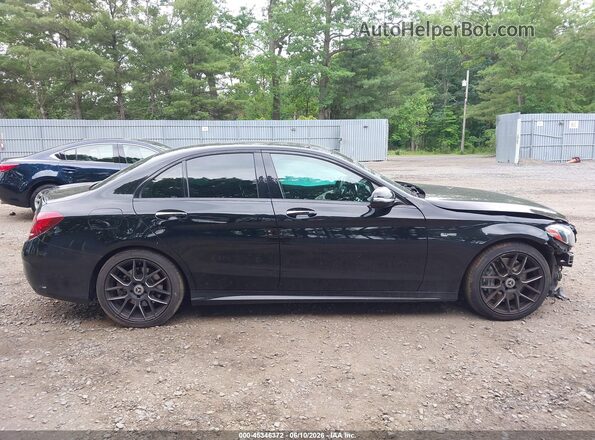 55SWF6EB4HU180021 2017 MERCEDES-BENZ AMG C 43 Black Rear interior view