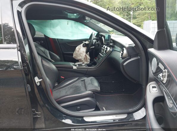 55SWF6EB4HU180021 2017 MERCEDES-BENZ AMG C 43 Black Front interior view