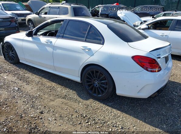 55SWF6EB4HU215110 2017 MERCEDES-BENZ AMG C 43 Белый Задняя левая четверть