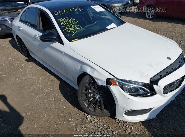 55SWF6EB4HU215110 2017 MERCEDES-BENZ AMG C 43 Белый Вид спереди
