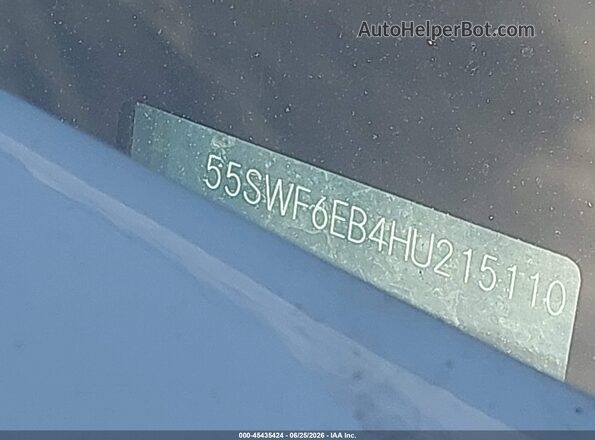 55SWF6EB4HU215110 2017 MERCEDES-BENZ AMG C 43 Белый 