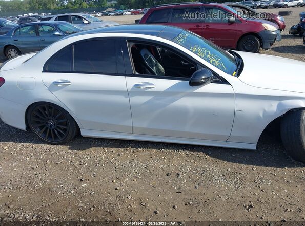 55SWF6EB4HU215110 2017 MERCEDES-BENZ AMG C 43 Белый Вид задней части салона