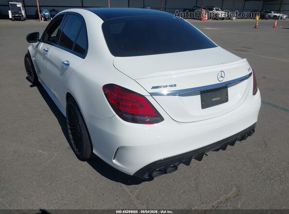 55SWF6EB4KU312105 2019 MERCEDES-BENZ AMG C 43 White Հետևի ձախ
