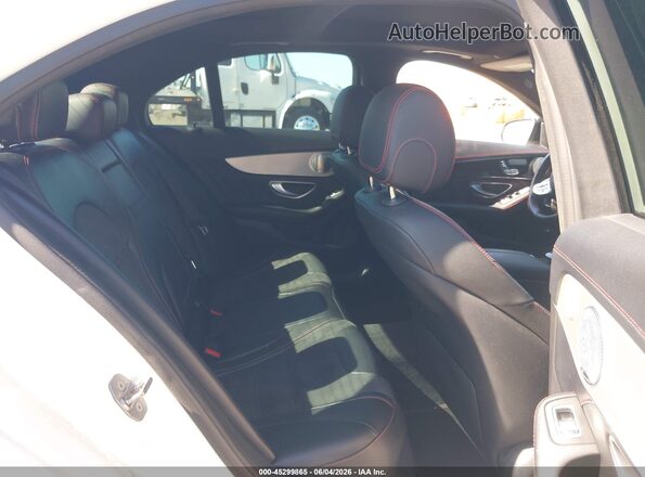 55SWF6EB4KU312105 2019 MERCEDES-BENZ AMG C 43 White VIN կոդի պիտակի տեսք