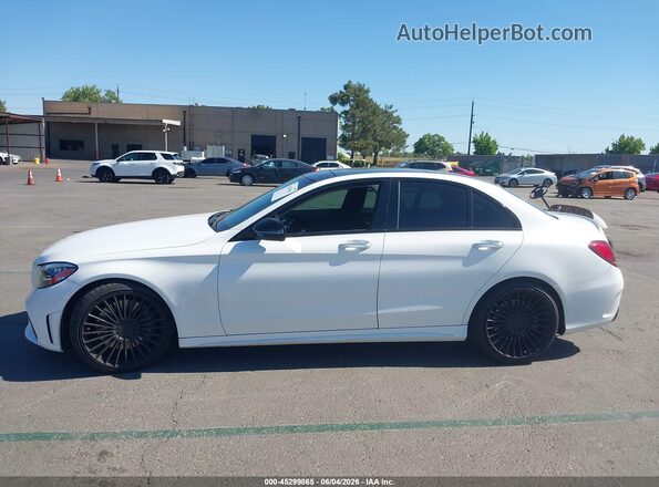 55SWF6EB4KU312105 2019 MERCEDES-BENZ AMG C 43 White Սալոնի 360 աստիճան տեսք