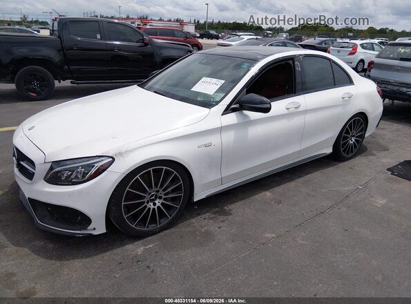 55SWF6EB5GU109909 2016 MERCEDES-BENZ C-CLASS White Передня ліва чверть