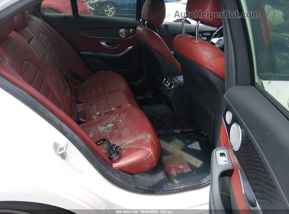 55SWF6EB5GU109909 2016 MERCEDES-BENZ C-CLASS White Вид наклейки з VIN-кодом