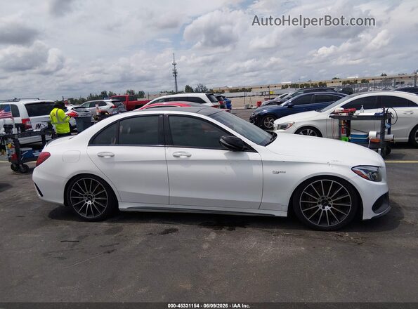 55SWF6EB5GU109909 2016 MERCEDES-BENZ C-CLASS White Панорамний вид салону 360°