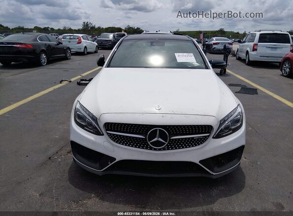 55SWF6EB5GU109909 2016 MERCEDES-BENZ C-CLASS White Вид задньої частини салону