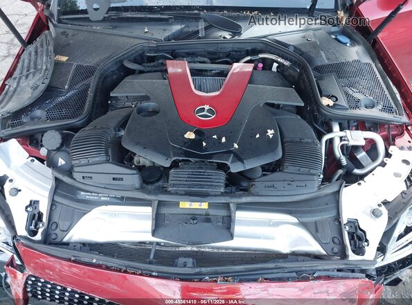 55SWF6EB6GU104945 2016 MERCEDES-BENZ C-CLASS Red Հետևի տեսք