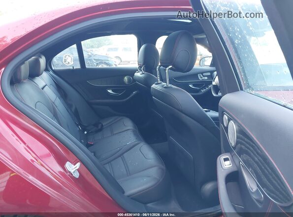 55SWF6EB6GU104945 2016 MERCEDES-BENZ C-CLASS Red VIN կոդի պիտակի տեսք
