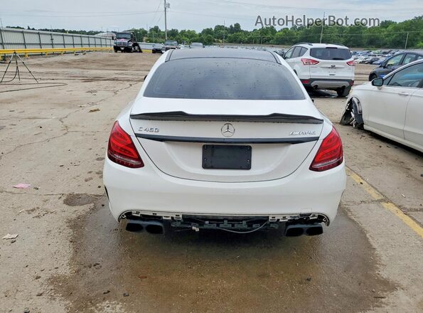 55SWF6EB7GU111001 2016 MERCEDES-BENZ C White Vista trasera