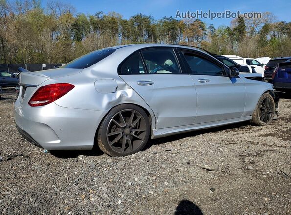 55SWF6EB7GU115372 2016 MERCEDES-BENZ C Silver Հետևի աջ