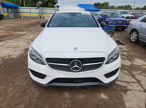 55SWF6EB7GU116604 2016 MERCEDES-BENZ C White წინა ხედი