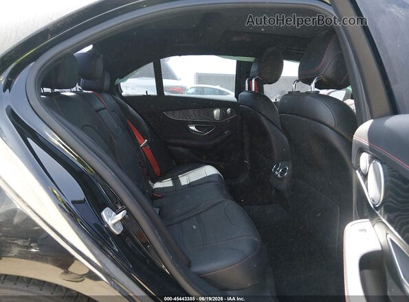 55SWF6EB7GU131345 2016 MERCEDES-BENZ C-CLASS Black Widok naklejki z numerem VIN