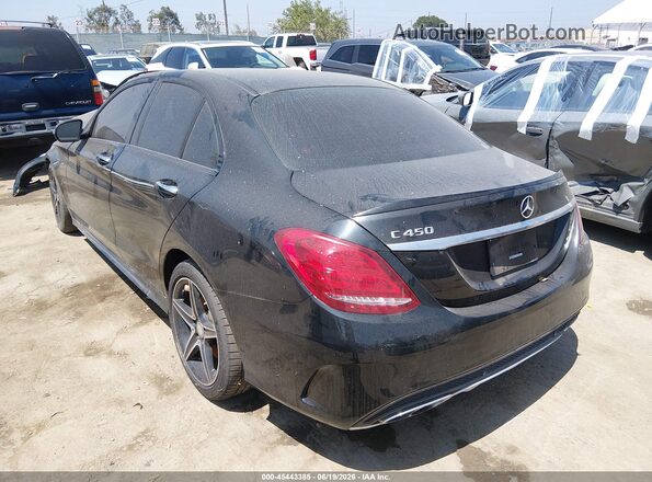 55SWF6EB7GU131345 2016 MERCEDES-BENZ C-CLASS Black Tył lewy