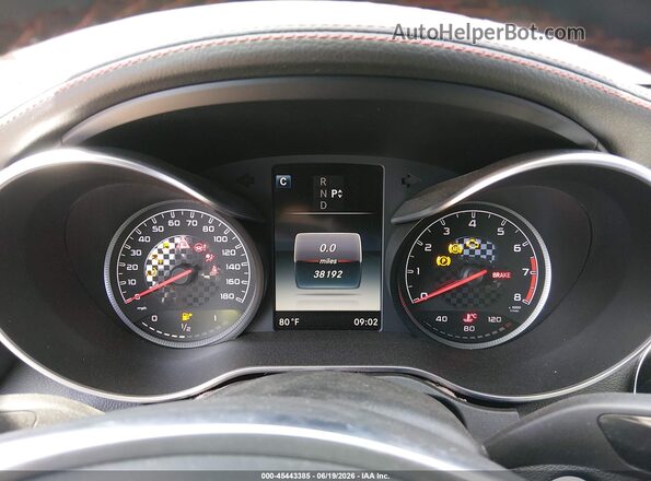 55SWF6EB7GU131345 2016 MERCEDES-BENZ C-CLASS Black Widok tylnych siedzeń
