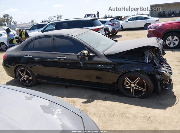 55SWF6EB7GU131345 2016 MERCEDES-BENZ C-CLASS Black Widok wnętrza 360 stopni