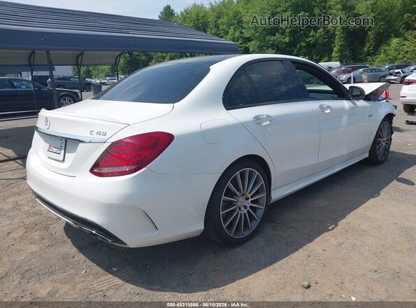 55SWF6EB8HU213893 2017 MERCEDES-BENZ AMG C 43 White Rear right