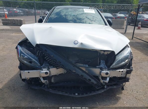 55SWF6EB8HU213893 2017 MERCEDES-BENZ AMG C 43 White Front view