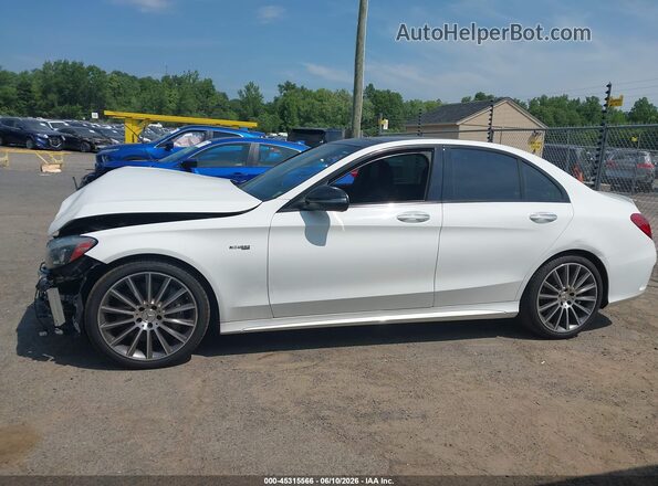55SWF6EB8HU213893 2017 MERCEDES-BENZ AMG C 43 White 360 interior view
