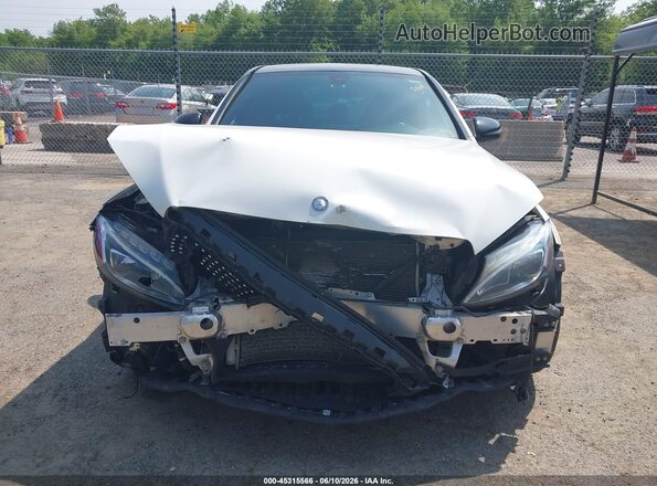 55SWF6EB8HU213893 2017 MERCEDES-BENZ AMG C 43 White Instrument cluster view