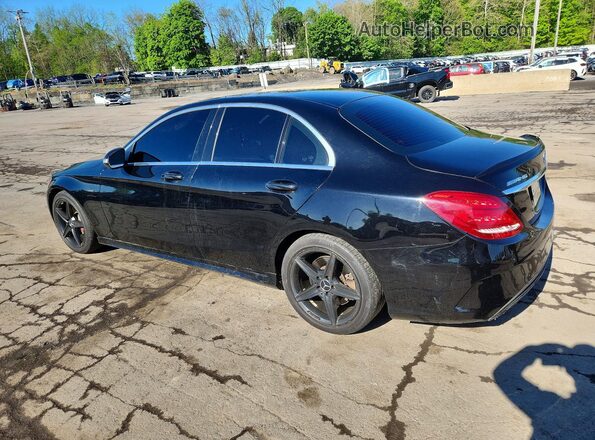 55SWF6EB9GU124896 2016 MERCEDES-BENZ C Black უკანა მარცხენა