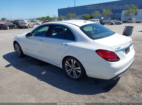 55SWF8DB0KU300126 2019 MERCEDES-BENZ C-CLASS White Tył lewy
