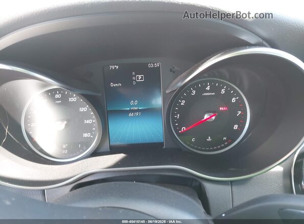 55SWF8DB0KU300126 2019 MERCEDES-BENZ C-CLASS White Widok tylnych siedzeń