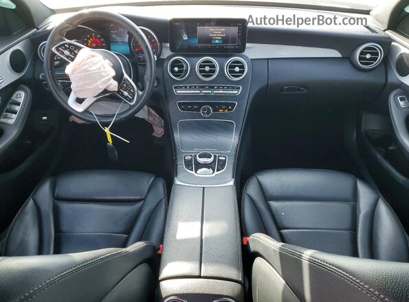 55SWF8DB1KU286138 2019 MERCEDES-BENZ C Белый Вид панели приборов
