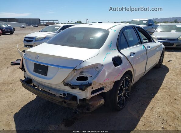 55SWF8DB1KU296975 2019 MERCEDES-BENZ C-CLASS White Rear right