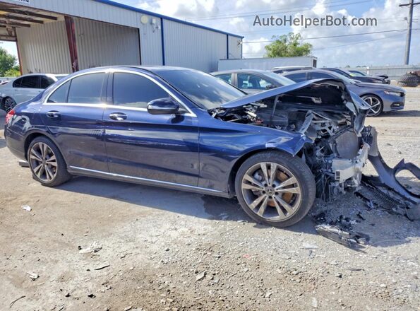55SWF8DB1KU310566 2019 MERCEDES-BENZ C Blue Առջևի աջ