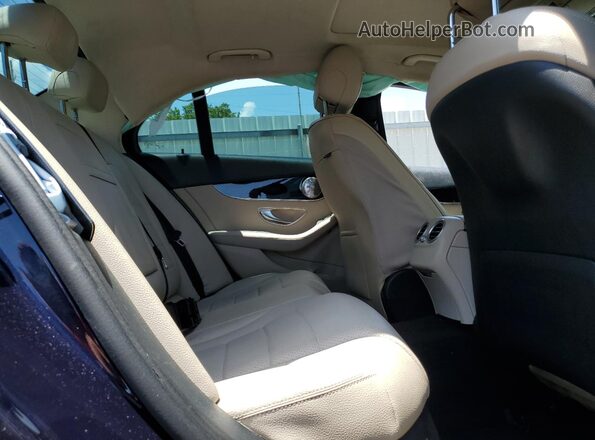 55SWF8DB1LU333525 2020 MERCEDES-BENZ C Синий Вид задних сидений