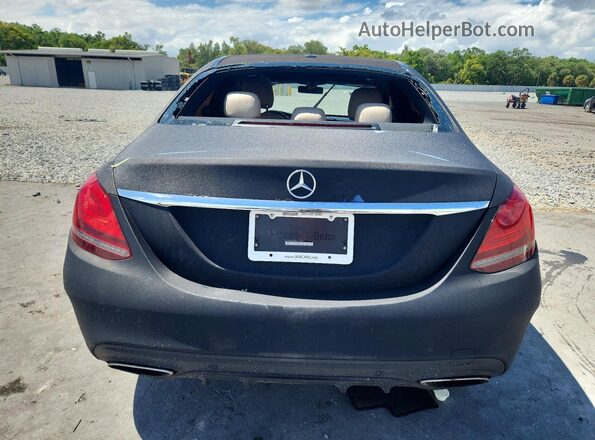 55SWF8DB2KU319521 2019 MERCEDES-BENZ C Black Rear view