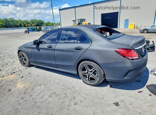 55SWF8DB2KU319521 2019 MERCEDES-BENZ C Black Rear left