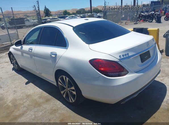 55SWF8DB3KU296010 2019 MERCEDES-BENZ C-CLASS White უკანა მარცხენა