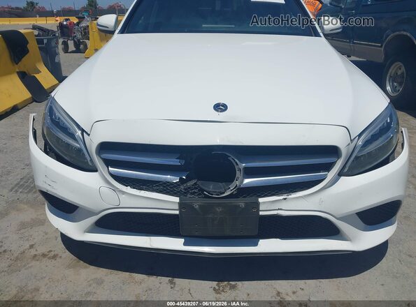 55SWF8DB3KU296010 2019 MERCEDES-BENZ C-CLASS White წინა ხედი